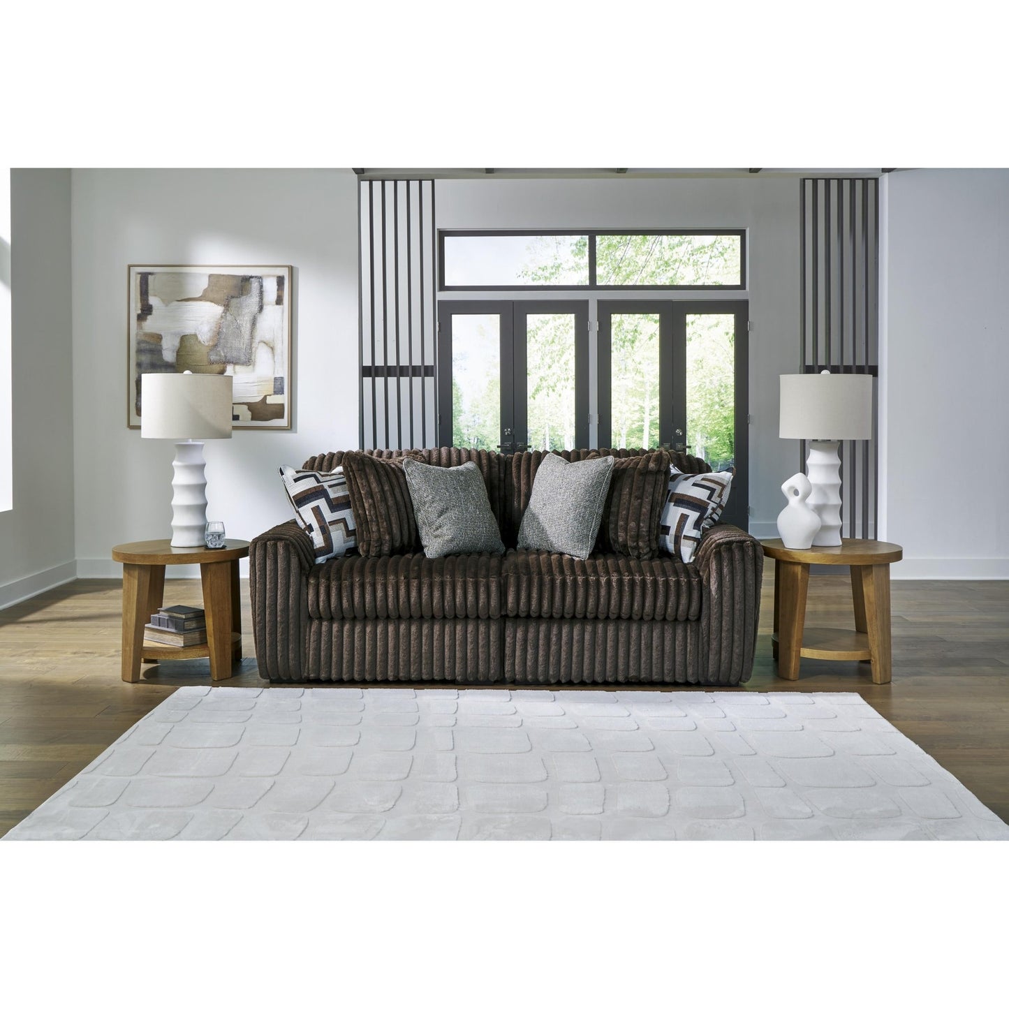 Signature Design by Ashley Midnight - Madness 98104S11 2 pc Sectional Sofa - American Furniture of Slidell