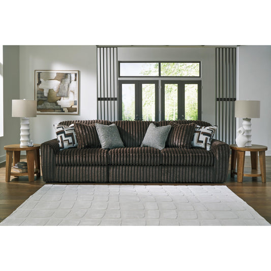 Signature Design by Ashley Midnight - Madness 98104S12 3 pc Sectional Sofa - American Furniture of Slidell