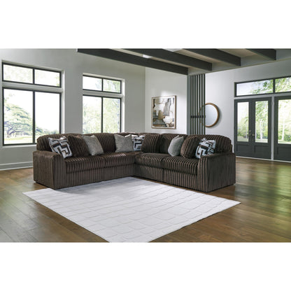 Signature Design by Ashley Midnight - Madness 98104S26 5 pc Sectional - American Furniture of Slidell