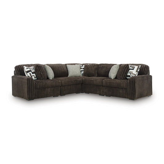 Signature Design by Ashley Midnight - Madness 98104S26 5 pc Sectional - American Furniture of Slidell