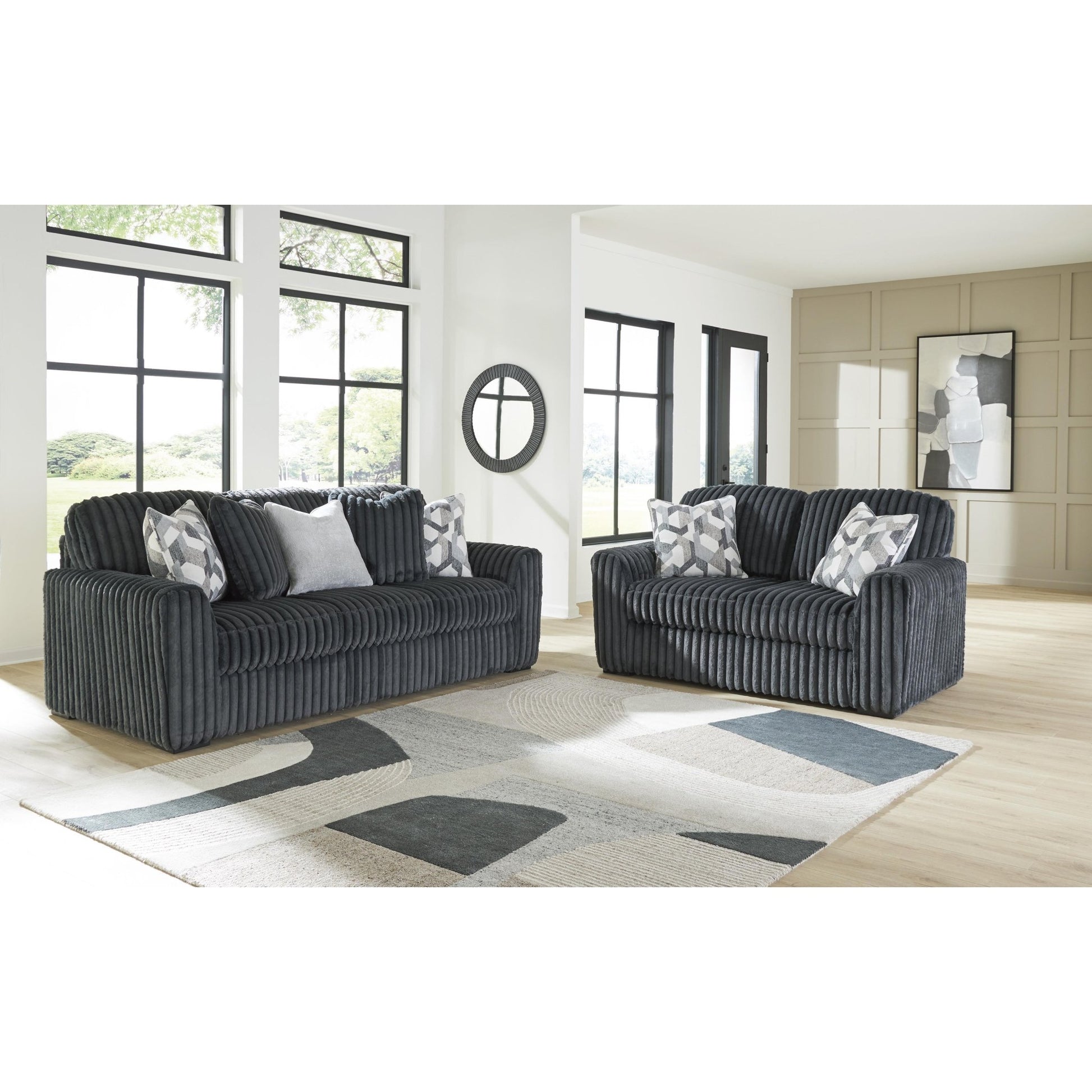 Signature Design by Ashley Midnight - Madness 98105 2 pc Living Room Set - American Furniture of Slidell