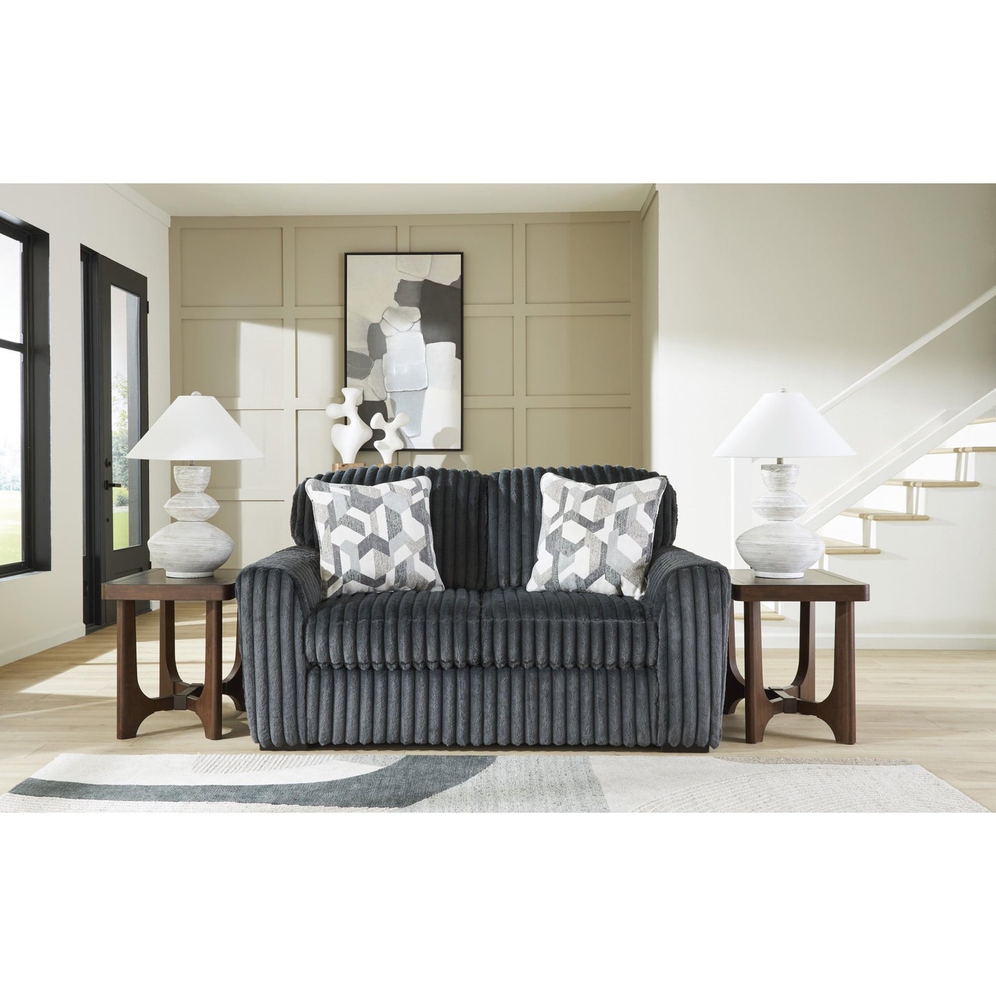 Signature Design by Ashley Midnight - Madness 98105 2 pc Living Room Set - American Furniture of Slidell