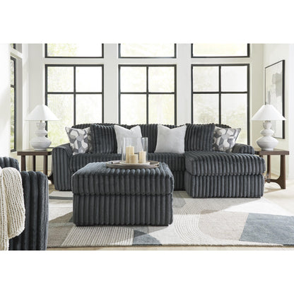Signature Design by Ashley Midnight - Madness 9810508 Oversized Accent Ottoman - American Furniture of Slidell