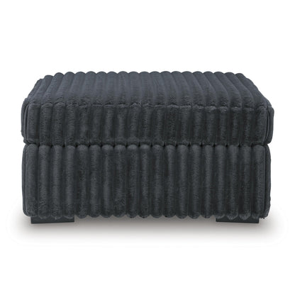 Signature Design by Ashley Midnight - Madness 9810508 Oversized Accent Ottoman - American Furniture of Slidell