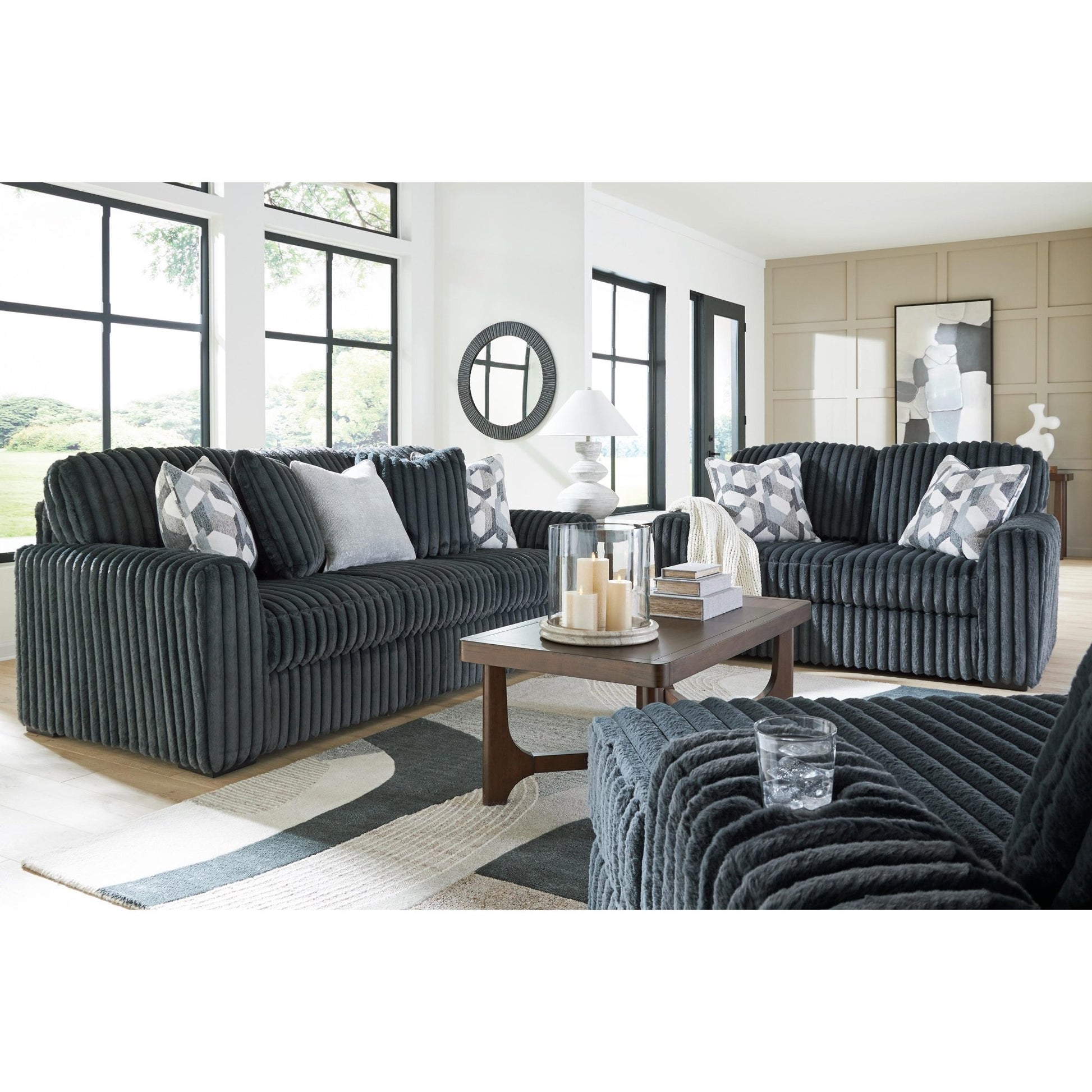 Signature Design by Ashley Midnight - Madness 9810515 Oversized Chaise - American Furniture of Slidell