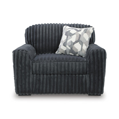 Signature Design by Ashley Midnight - Madness 9810523 Chair and a Half - American Furniture of Slidell