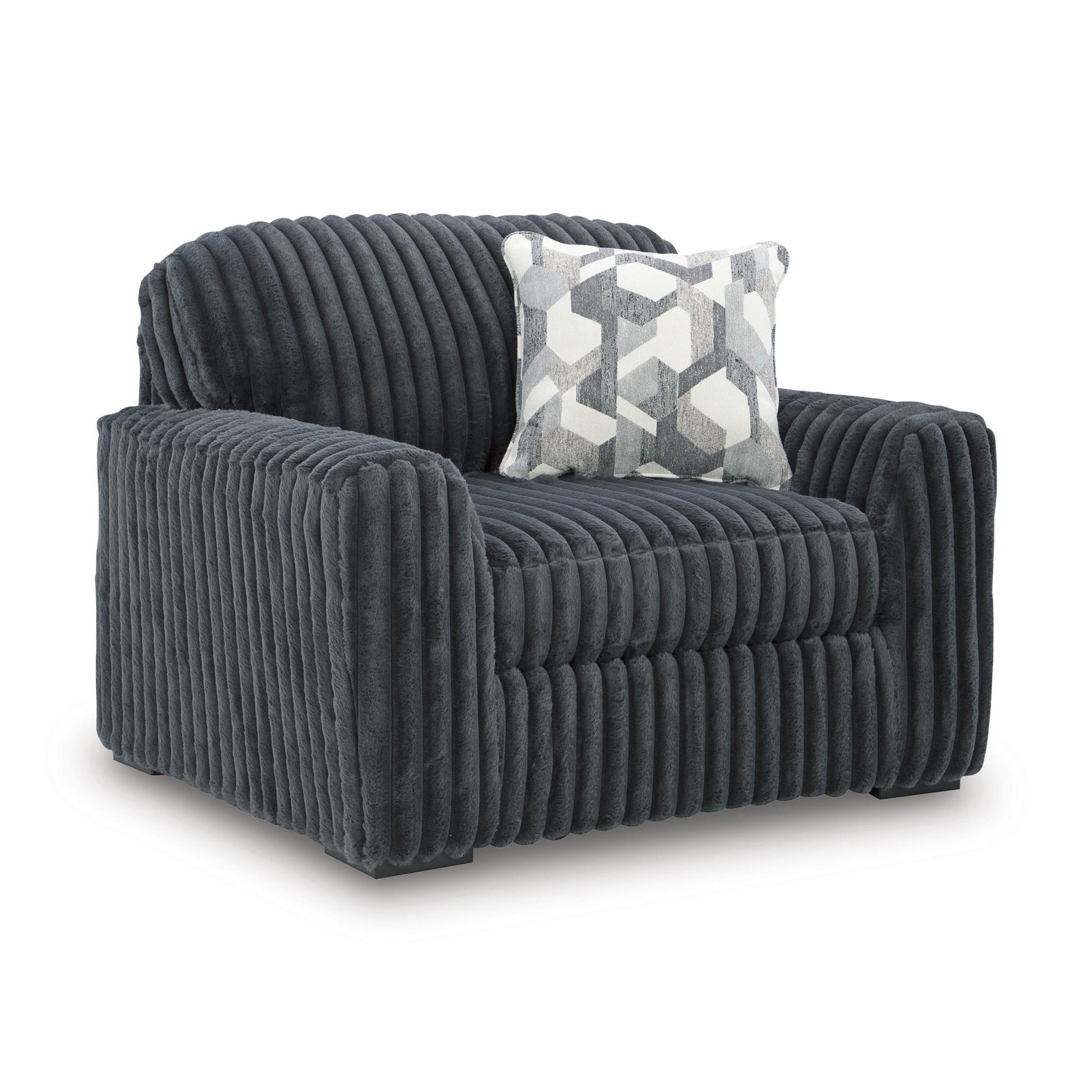 Signature Design by Ashley Midnight - Madness 9810523 Chair and a Half - American Furniture of Slidell