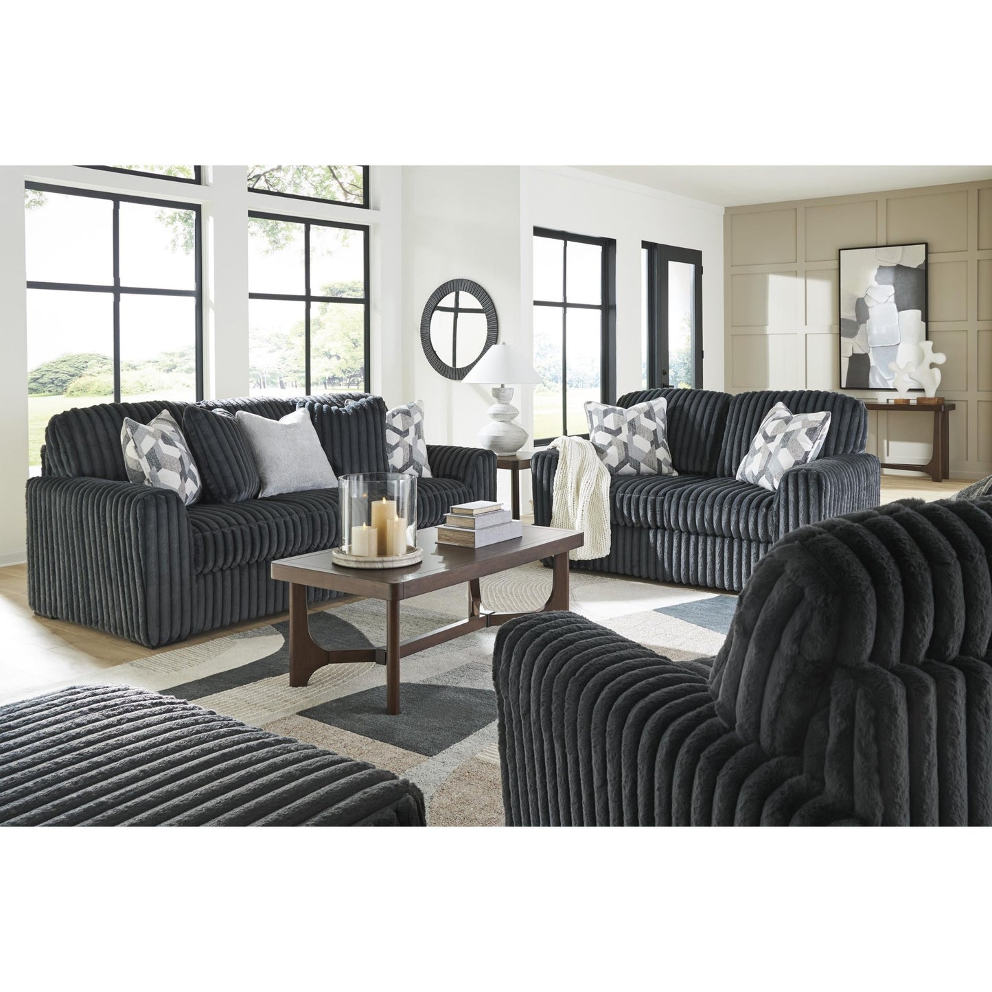 Signature Design by Ashley Midnight - Madness 9810535 Loveseat - American Furniture of Slidell