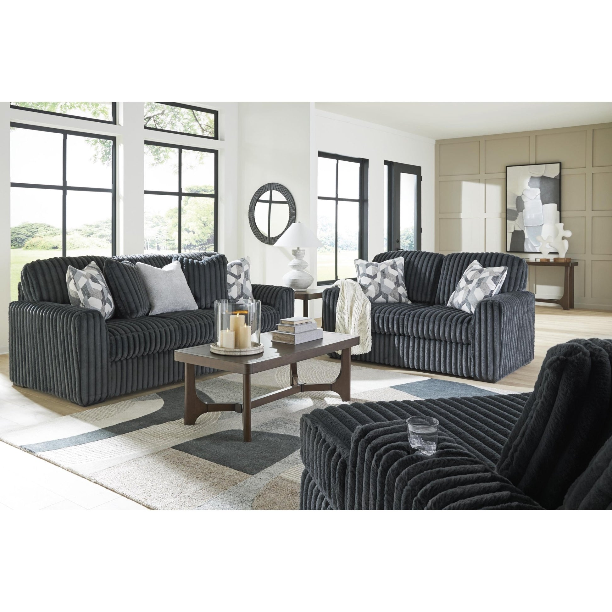 Signature Design by Ashley Midnight - Madness 9810535 Loveseat - American Furniture of Slidell
