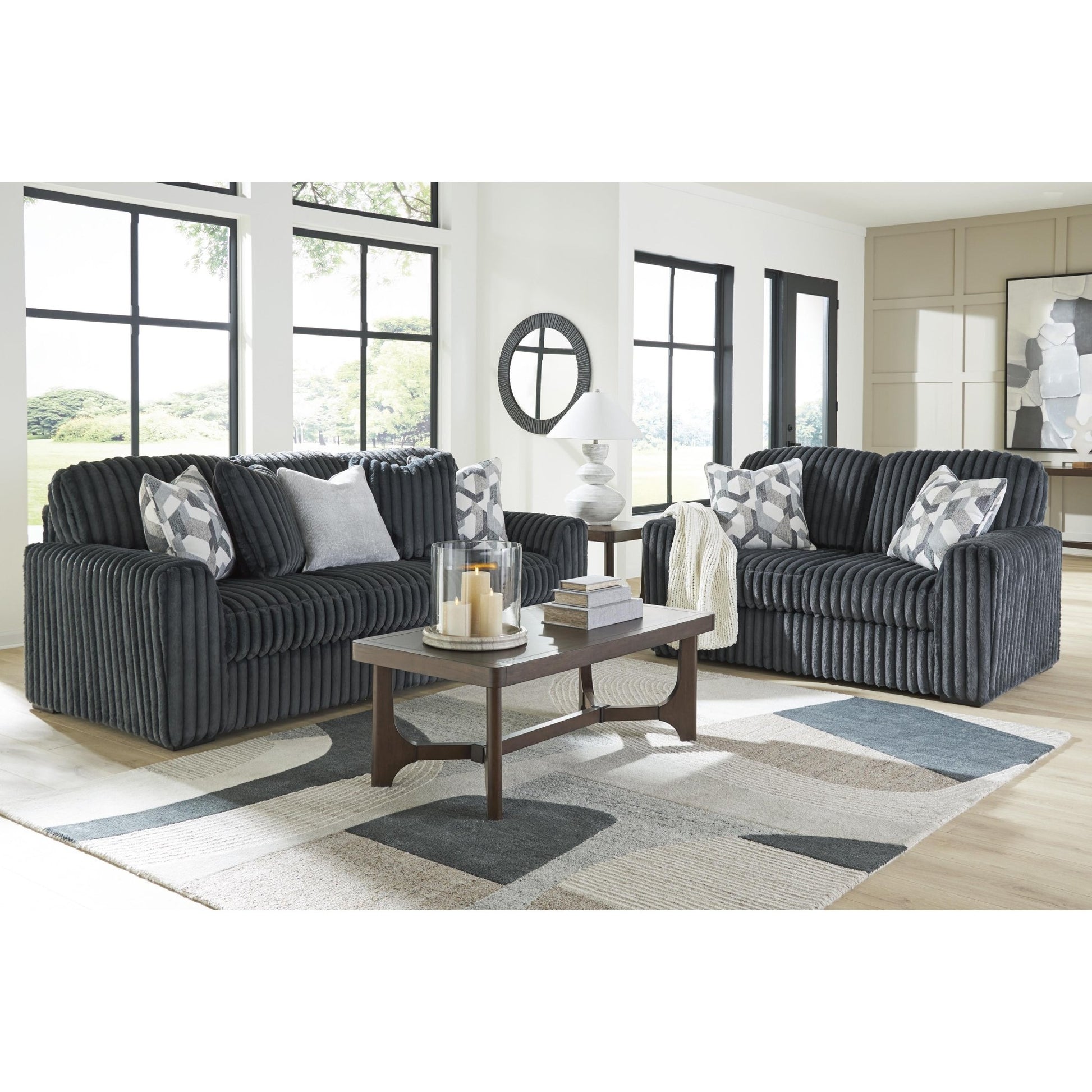 Signature Design by Ashley Midnight - Madness 9810535 Loveseat - American Furniture of Slidell