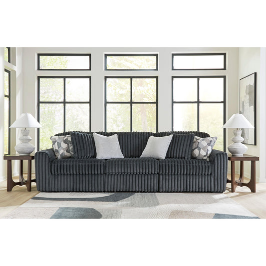 Signature Design by Ashley Midnight - Madness 98105S14 3 pc Sectional Sofa - American Furniture of Slidell