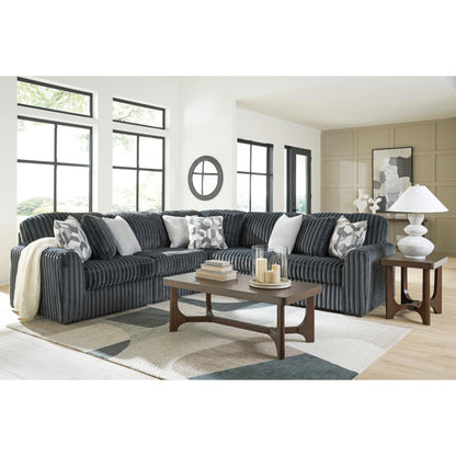 Signature Design by Ashley Midnight - Madness 98105S27 5 pc Sectional - American Furniture of Slidell