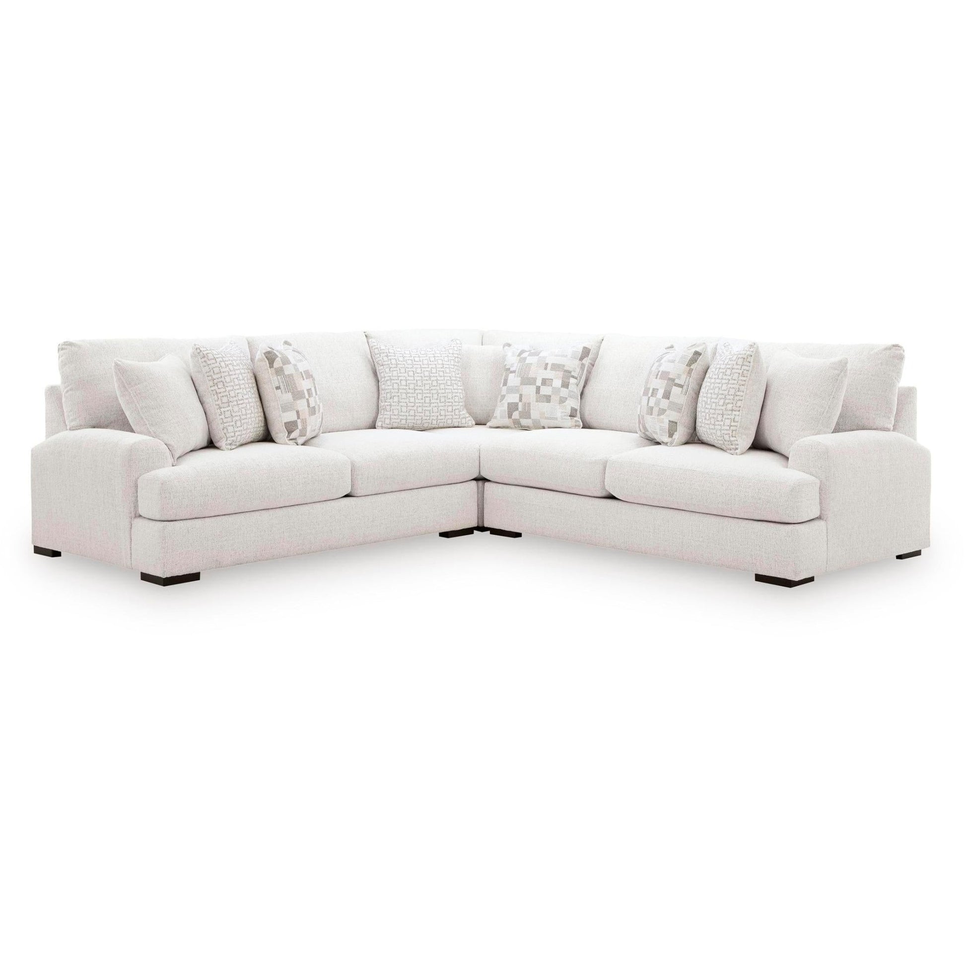 Signature Design by Ashley Misty - Lakes Fabric 3 pc Sectional PC6690655/PC6690677/PC6690656 - American Furniture of Slidell