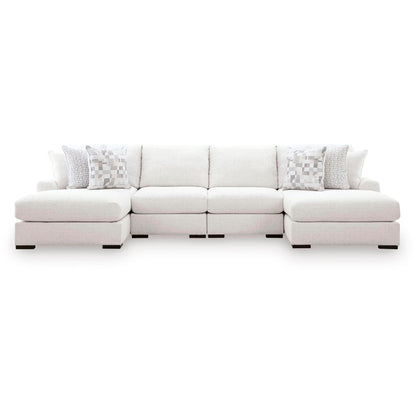 Signature Design by Ashley Misty - Lakes Fabric 4 pc Sectional PC6690616/PC6690646/PC6690646/PC6690617 - American Furniture of Slidell