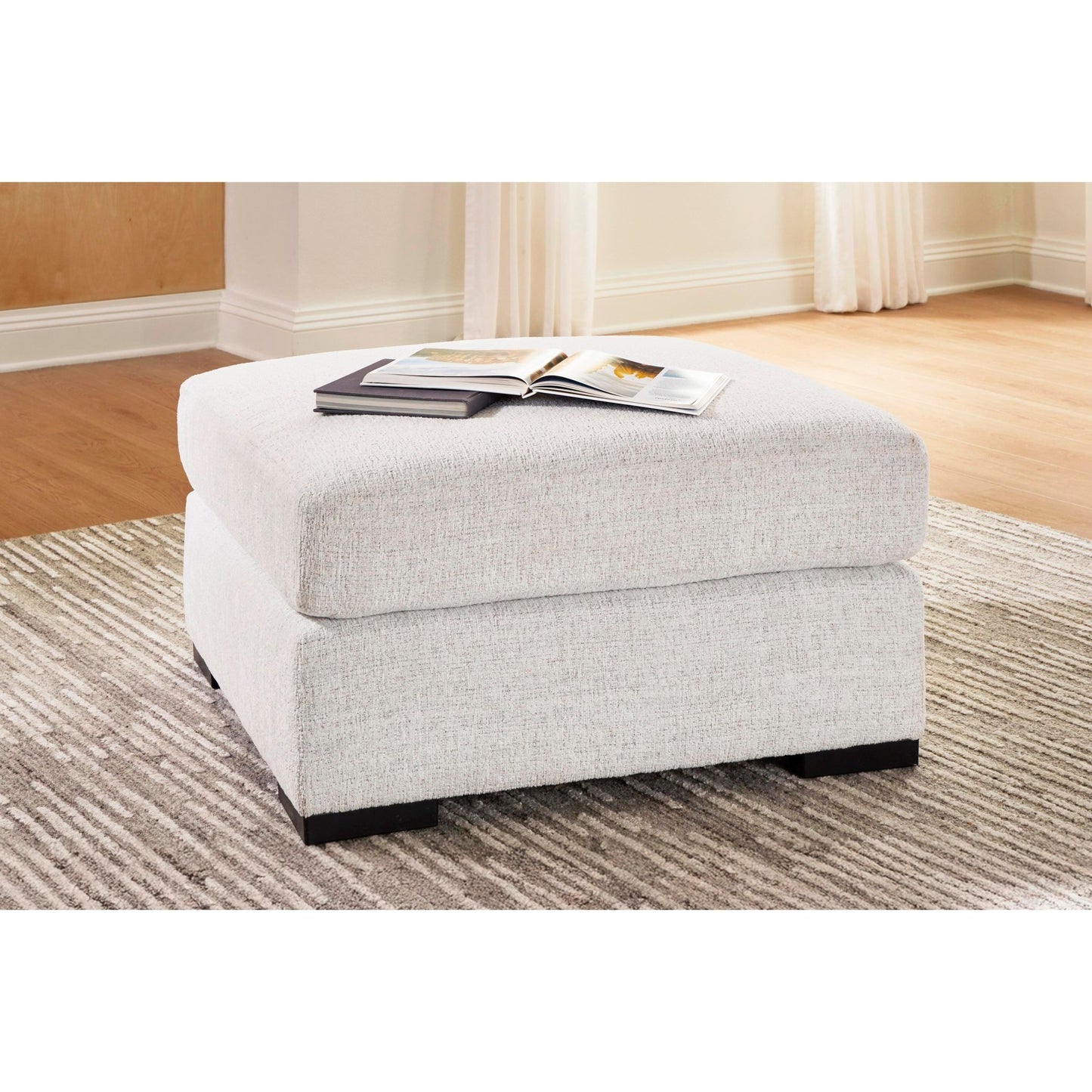 Signature Design by Ashley Misty - Lakes Fabric Ottoman PC6690608 - American Furniture of Slidell