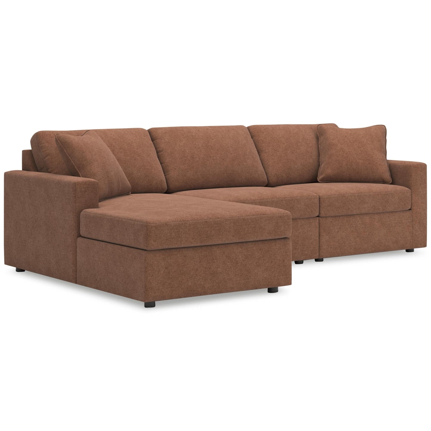 Signature Design by Ashley Modmax 92102S17 3 pc Sectional Chaise Sofa - American Furniture of Slidell