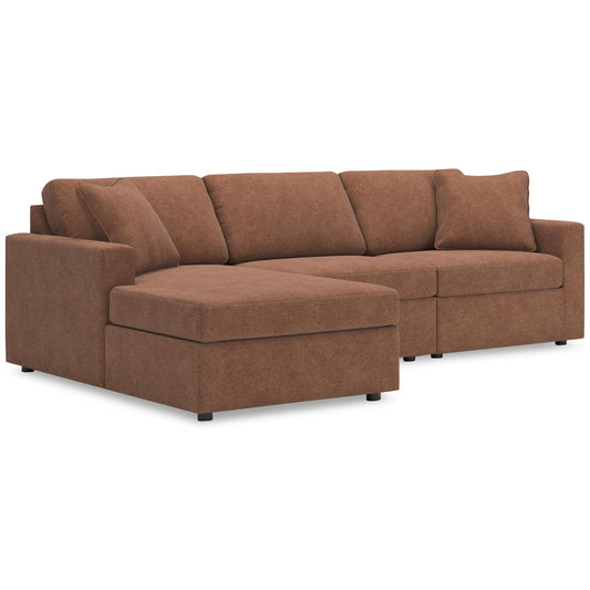 Signature Design by Ashley Modmax 92102S17 3 pc Sectional Chaise Sofa - American Furniture of Slidell