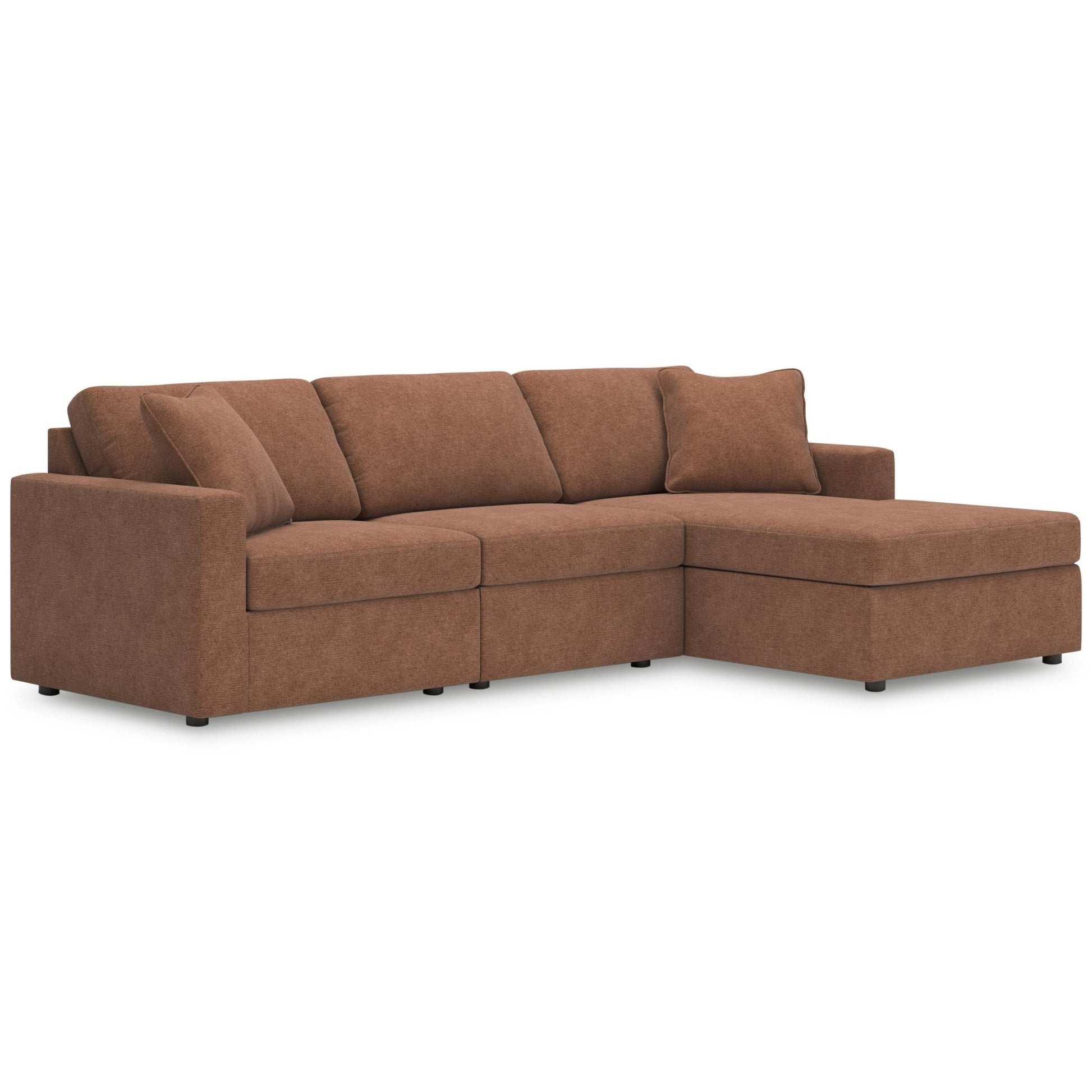 Signature Design by Ashley Modmax 92102S18 3 pc Sectional Chaise Sofa - American Furniture of Slidell