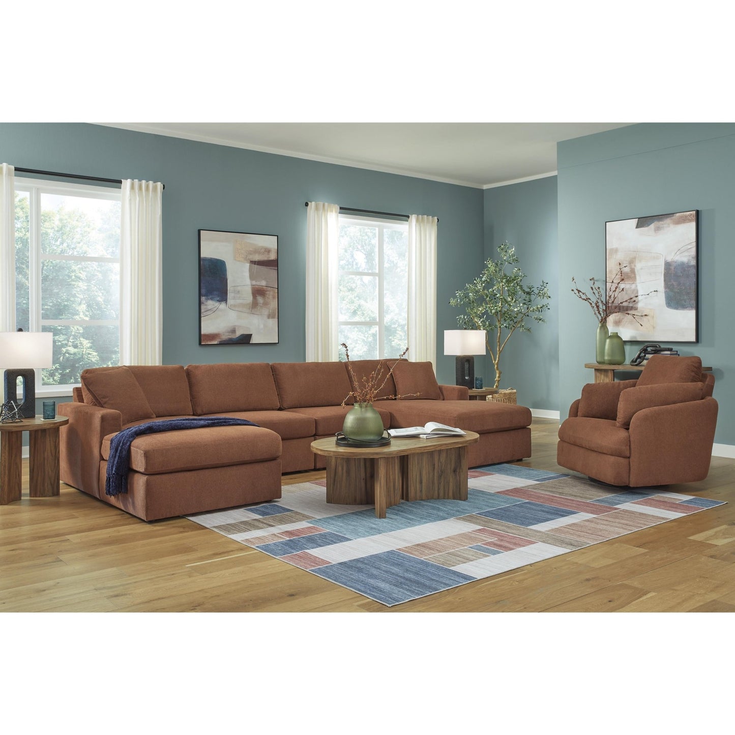 Signature Design by Ashley Modmax 92102S19 4 pc Pit Sectional - American Furniture of Slidell