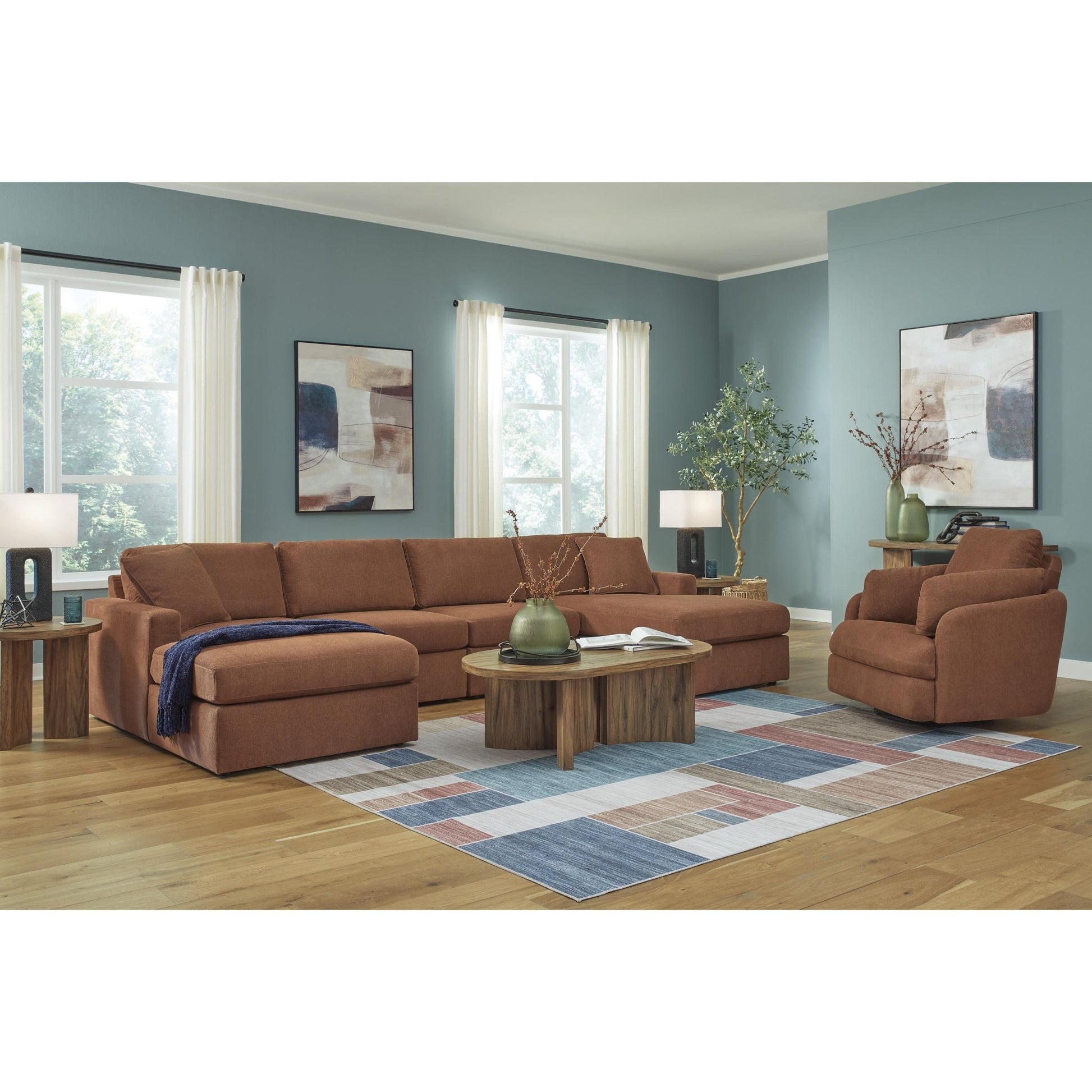 Signature Design by Ashley Modmax 92102S19 4 pc Pit Sectional - American Furniture of Slidell