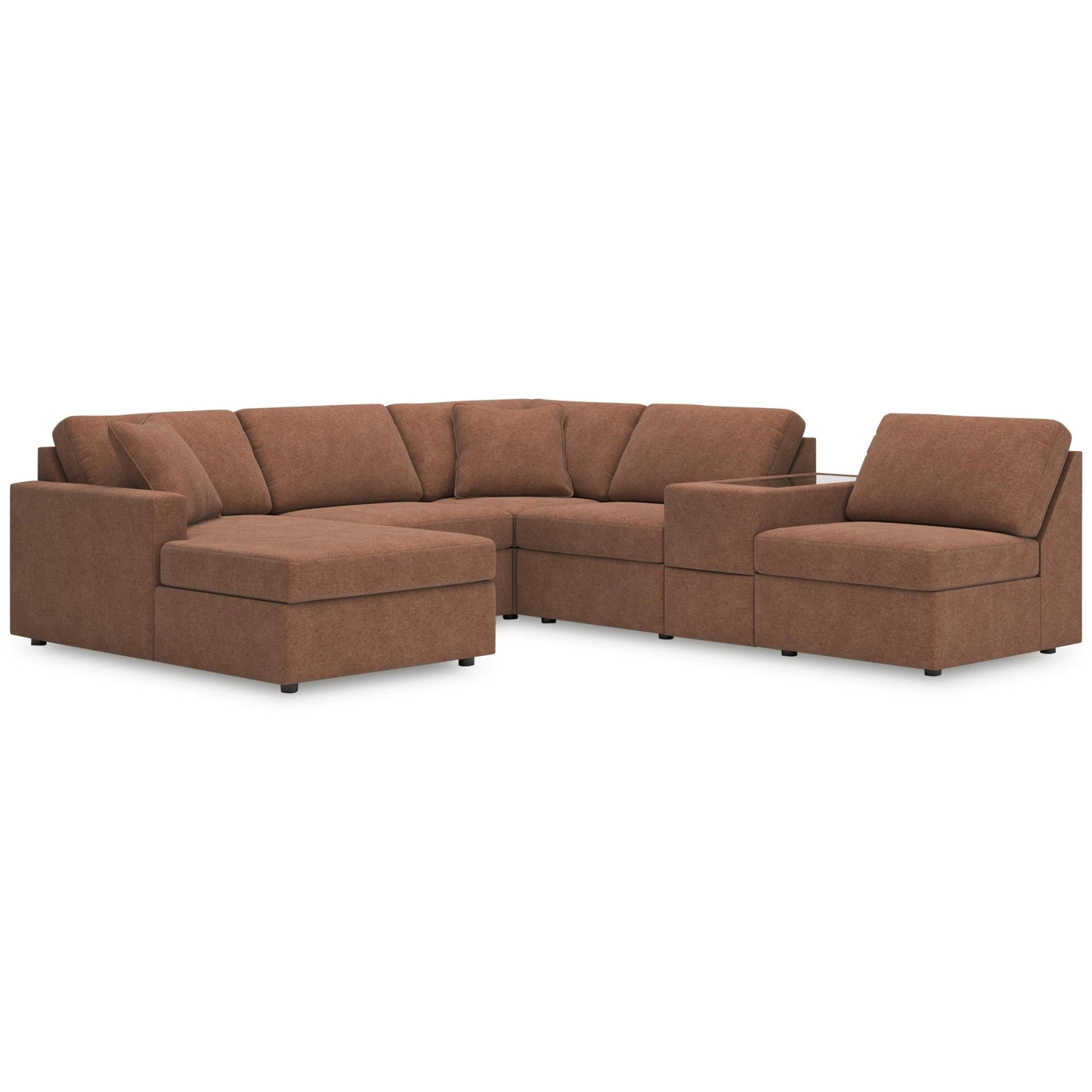 Signature Design by Ashley Modmax 92102S21 6 pc Sectional with Chaise - American Furniture of Slidell