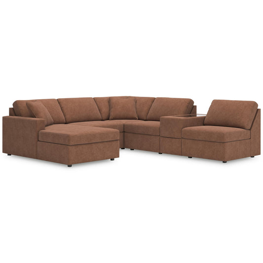 Signature Design by Ashley Modmax 92102S21 6 pc Sectional with Chaise - American Furniture of Slidell