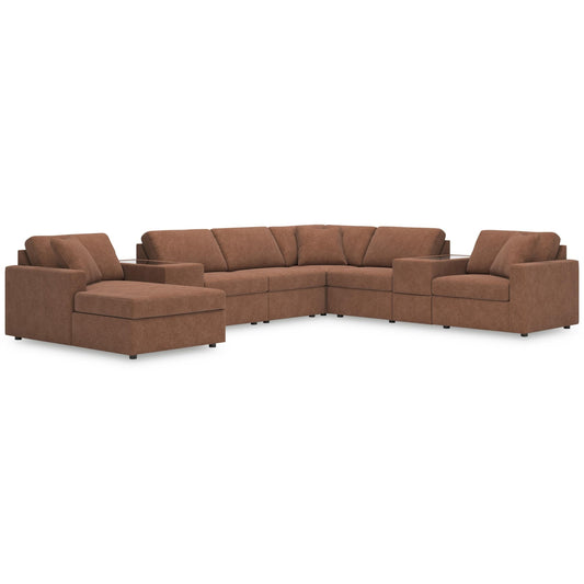 Signature Design by Ashley Modmax 92102S43 8 pc Sectional with Chaise - American Furniture of Slidell