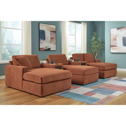 Signature Design by Ashley Modmax 92102S49 5 pc Double Chaise with Audio Consoles - American Furniture of Slidell