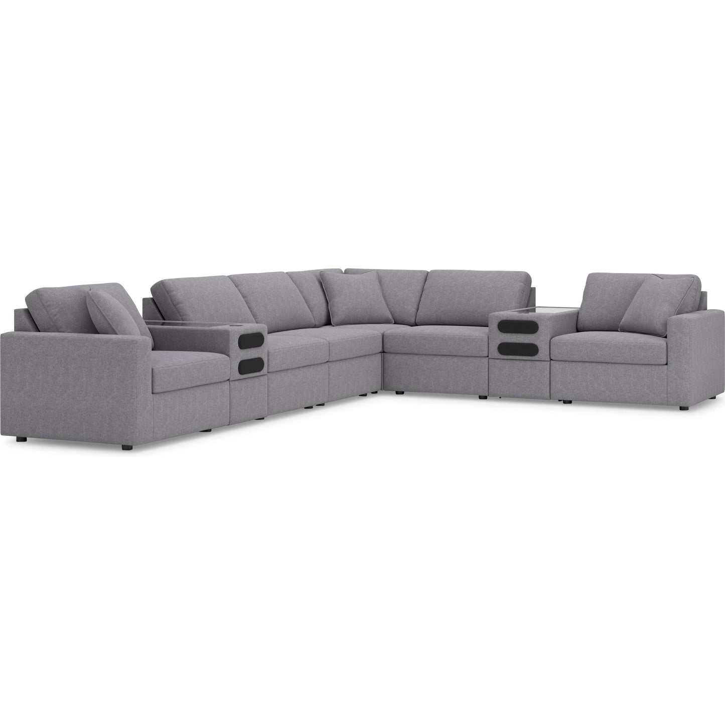Signature Design by Ashley Modmax 92104S16 8 pc Sectional with Audio System - American Furniture of Slidell