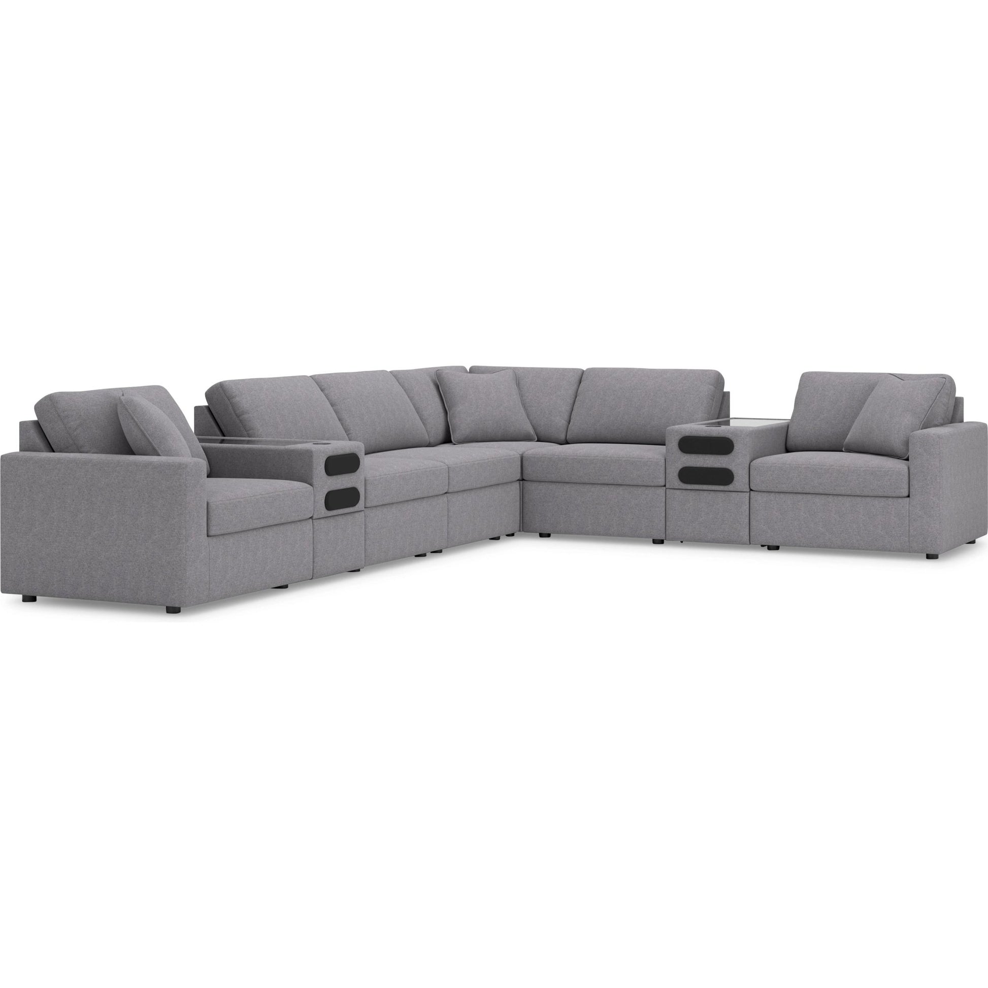 Signature Design by Ashley Modmax 92104S16 8 pc Sectional with Audio System - American Furniture of Slidell