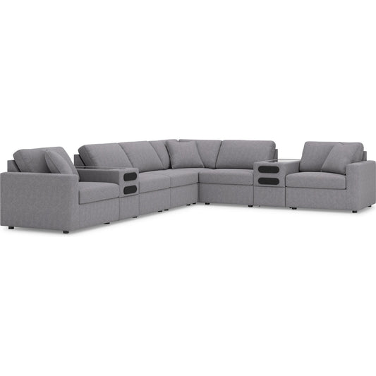 Signature Design by Ashley Modmax 92104S16 8 pc Sectional with Audio System - American Furniture of Slidell