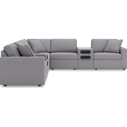 Signature Design by Ashley Modmax 92104S16 8 pc Sectional with Audio System - American Furniture of Slidell
