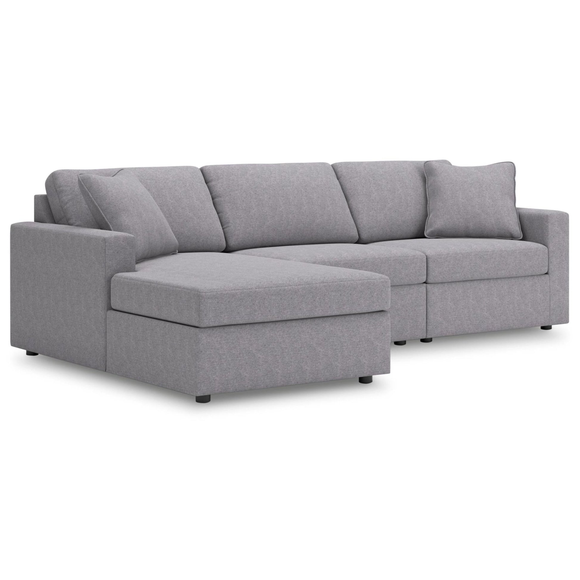 Signature Design by Ashley Modmax 92104S17 3 pc Sectional Chaise Sofa - American Furniture of Slidell