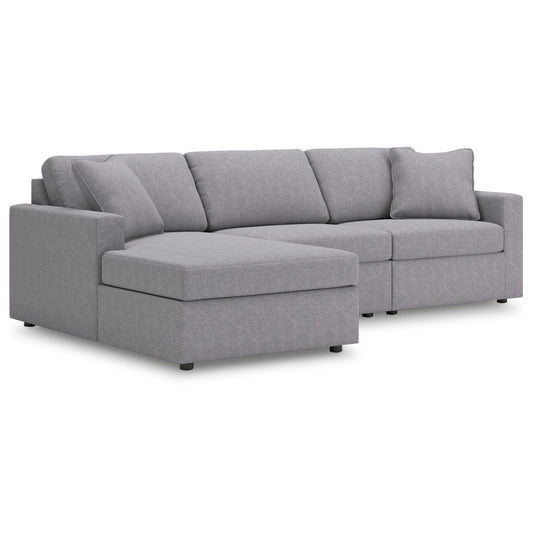 Signature Design by Ashley Modmax 92104S17 3 pc Sectional Chaise Sofa - American Furniture of Slidell