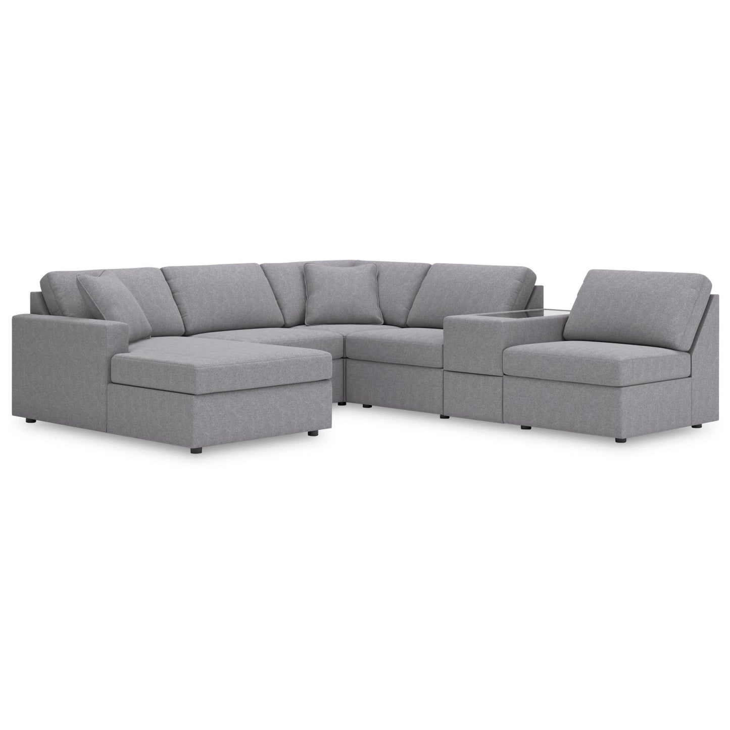 Signature Design by Ashley Modmax 92104S21 6 pc Sectional with Chaise - American Furniture of Slidell