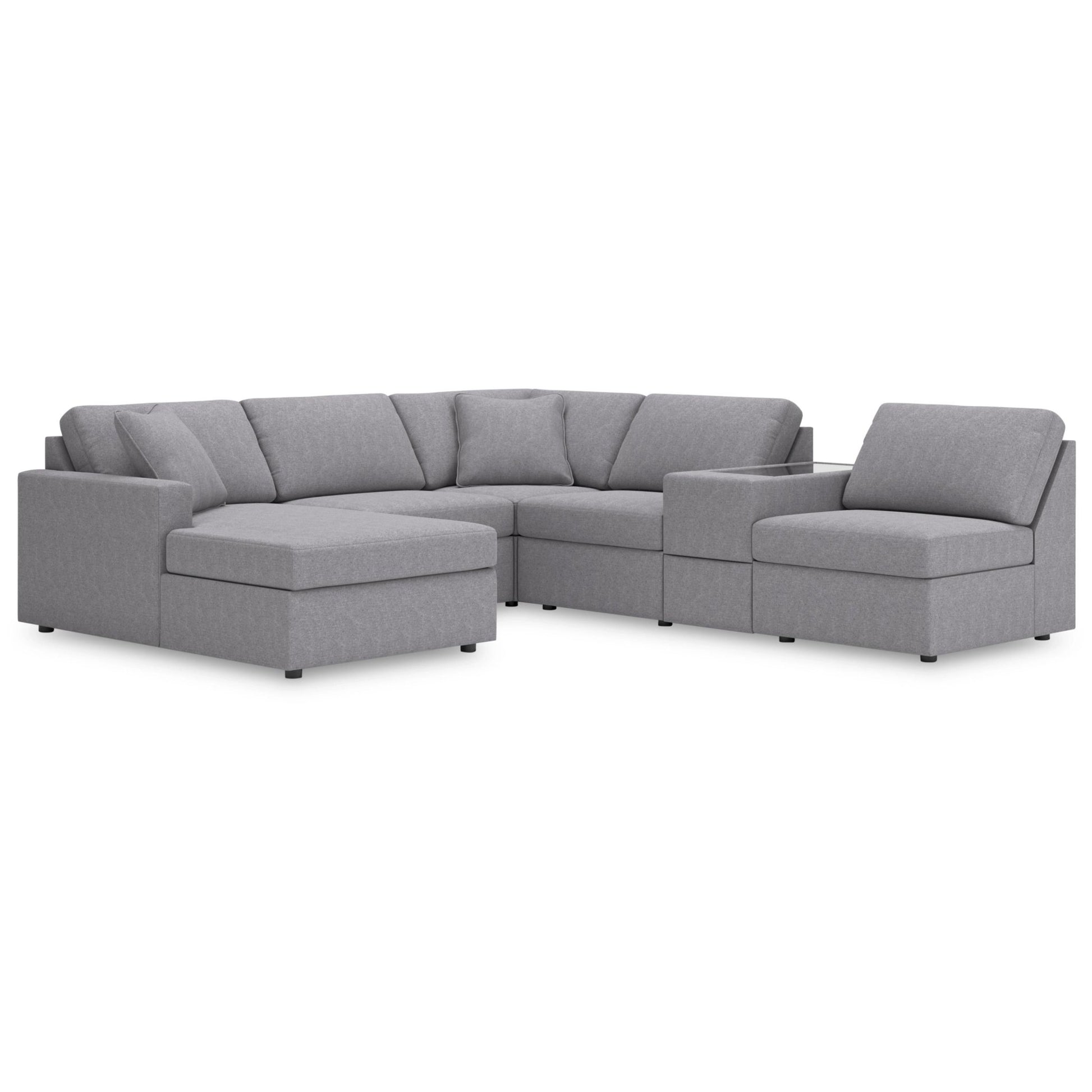 Signature Design by Ashley Modmax 92104S21 6 pc Sectional with Chaise - American Furniture of Slidell