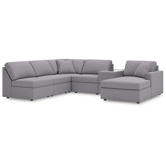Signature Design by Ashley Modmax 92104S22 6 pc Sectional with Chaise - American Furniture of Slidell