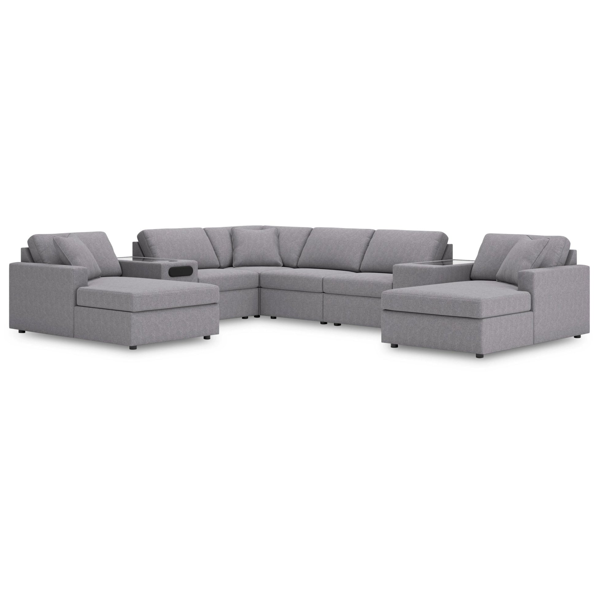 Signature Design by Ashley Modmax 92104S31 8 pc Sectional with Chaise - American Furniture of Slidell