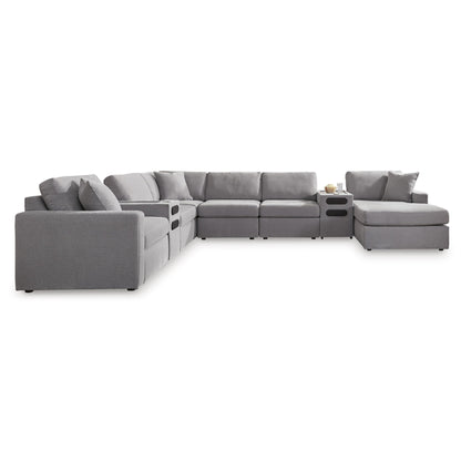 Signature Design by Ashley Modmax 92104S48 8 pc Sectional with Audio System and Chaise - American Furniture of Slidell