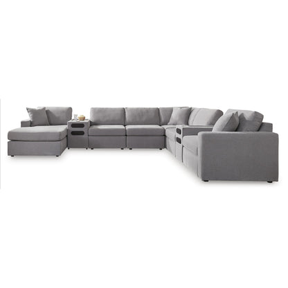 Signature Design by Ashley Modmax 92104S49 8 pc Sectional with Audio System and Chaise - American Furniture of Slidell