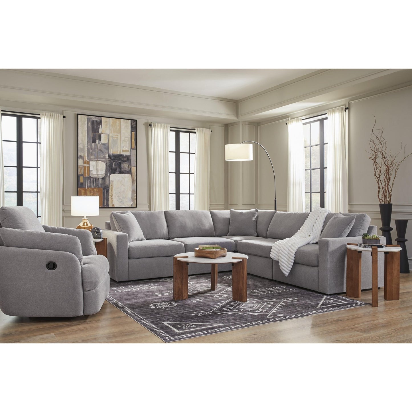 Signature Design by Ashley Modmax 92104S6 5 pc Sectional - American Furniture of Slidell