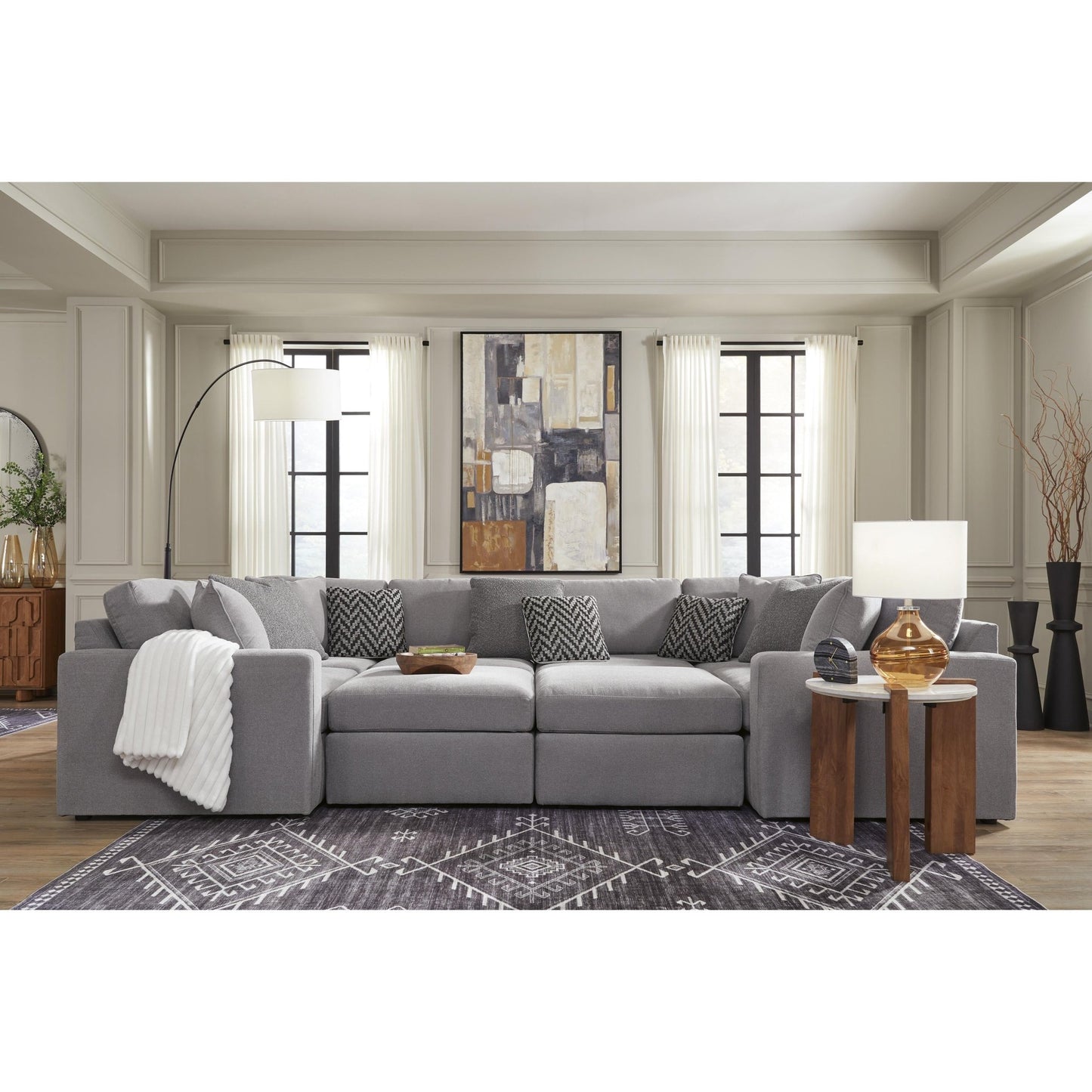 Signature Design by Ashley Modmax 92104S8 6 pc Sectional - American Furniture of Slidell