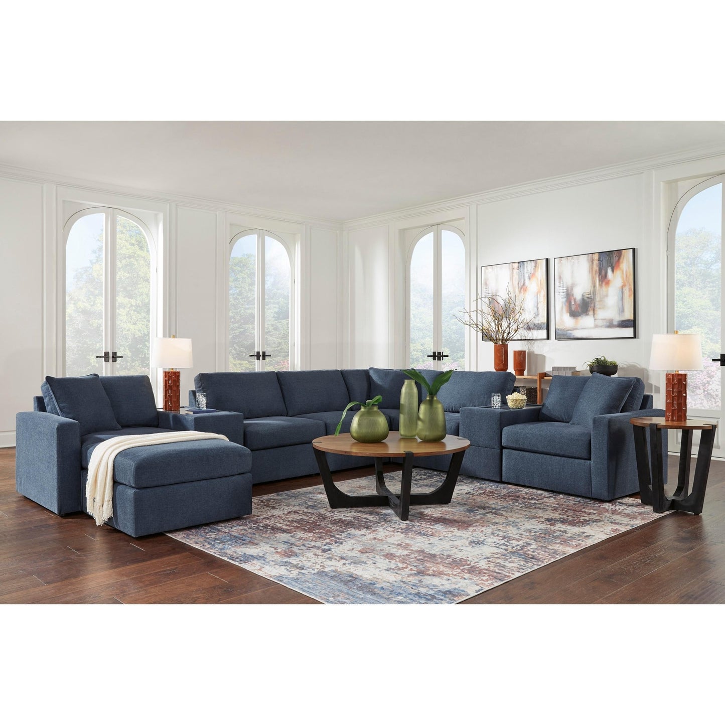 Signature Design by Ashley Modmax 92121S11 8 pc Sectional - American Furniture of Slidell
