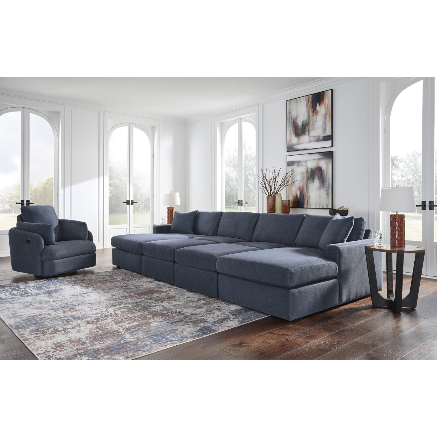 Signature Design by Ashley Modmax 92121S19 4 pc Pit Sectional - American Furniture of Slidell