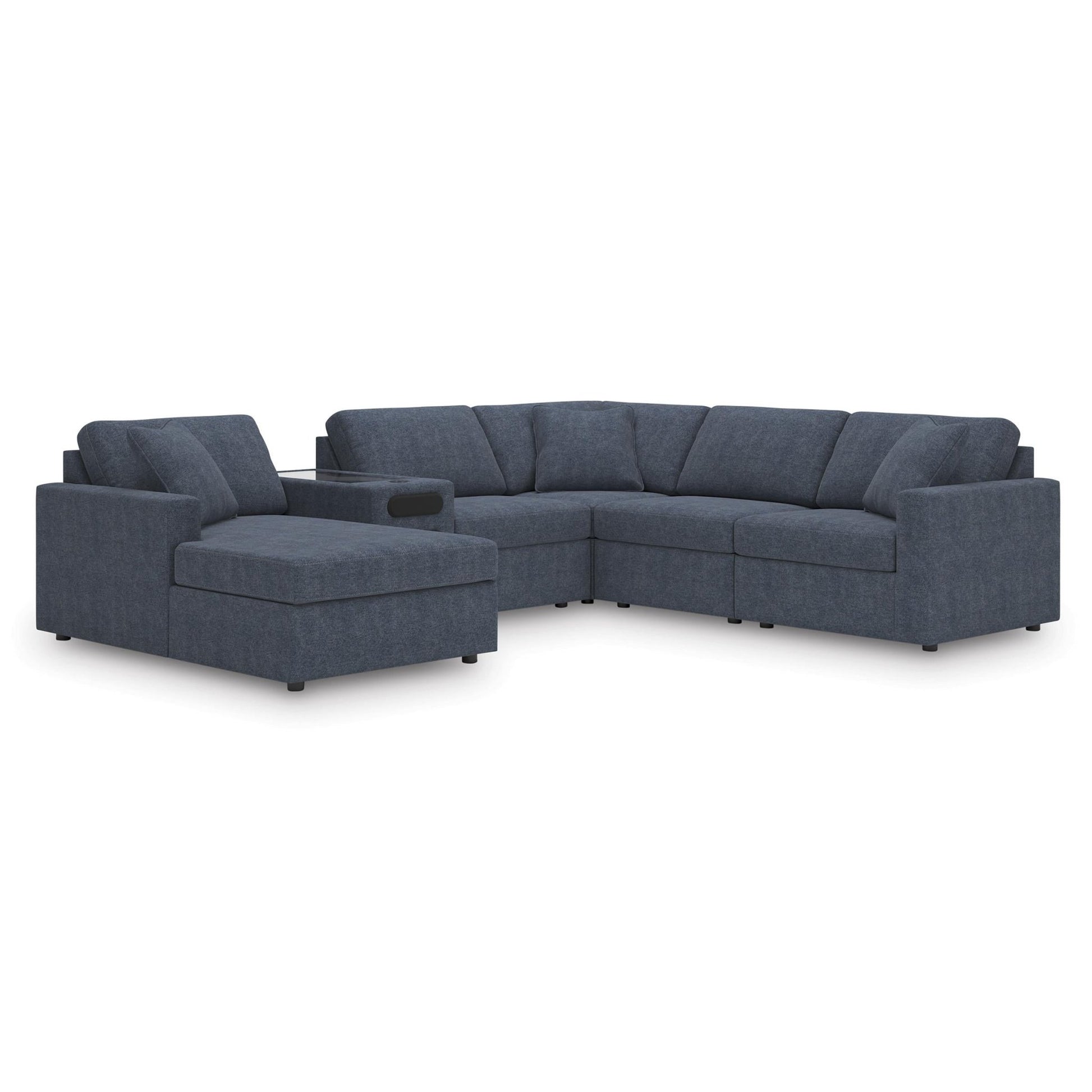 Signature Design by Ashley Modmax 92121S50 6 pc Sectional with Audio System and Chaise - American Furniture of Slidell