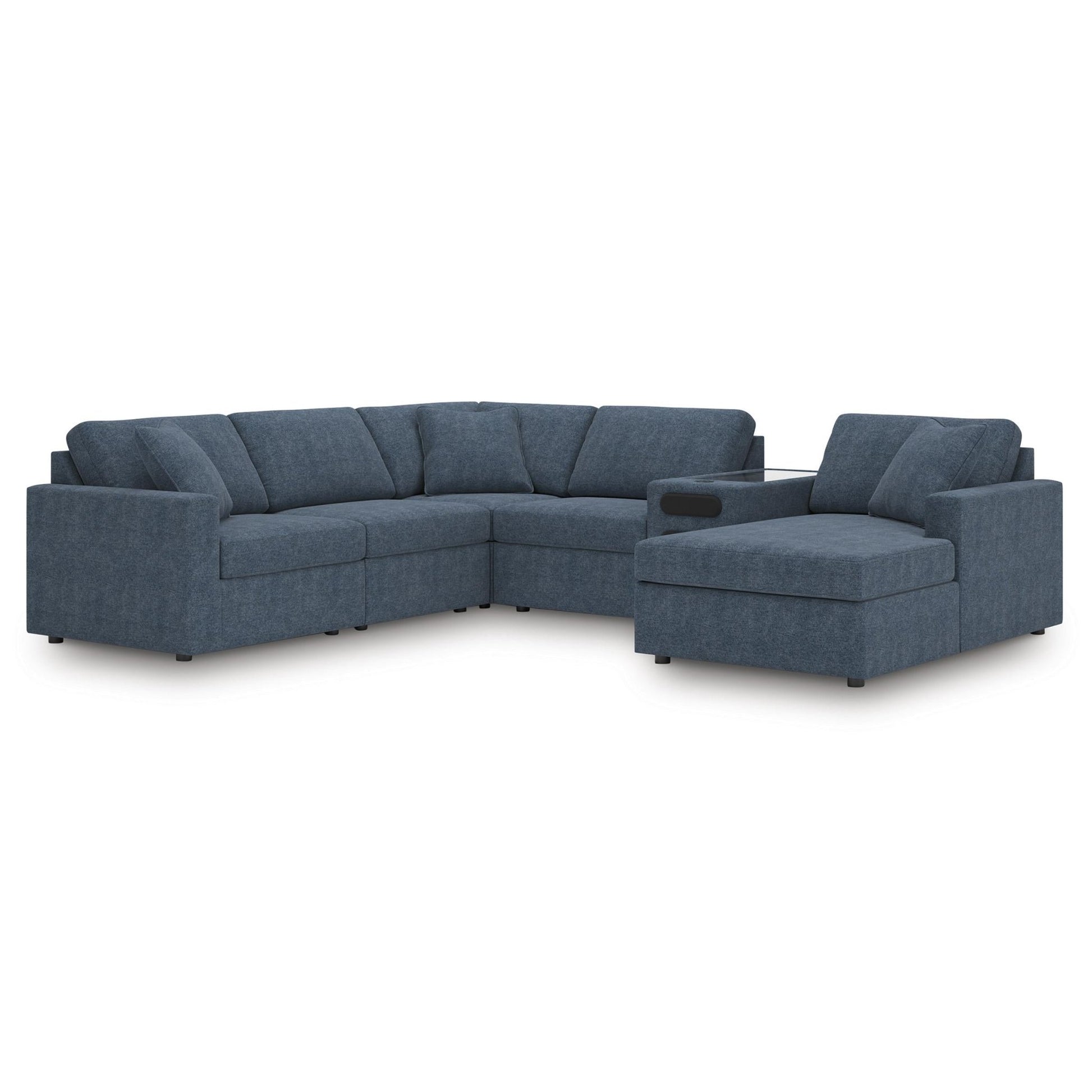Signature Design by Ashley Modmax 92121S51 6 pc Sectional with Audio System and Chaise - American Furniture of Slidell