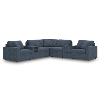 Signature Design by Ashley Modmax 92121S69 7 pc Balanced Sectional with Audio and Storage Consoles - American Furniture of Slidell