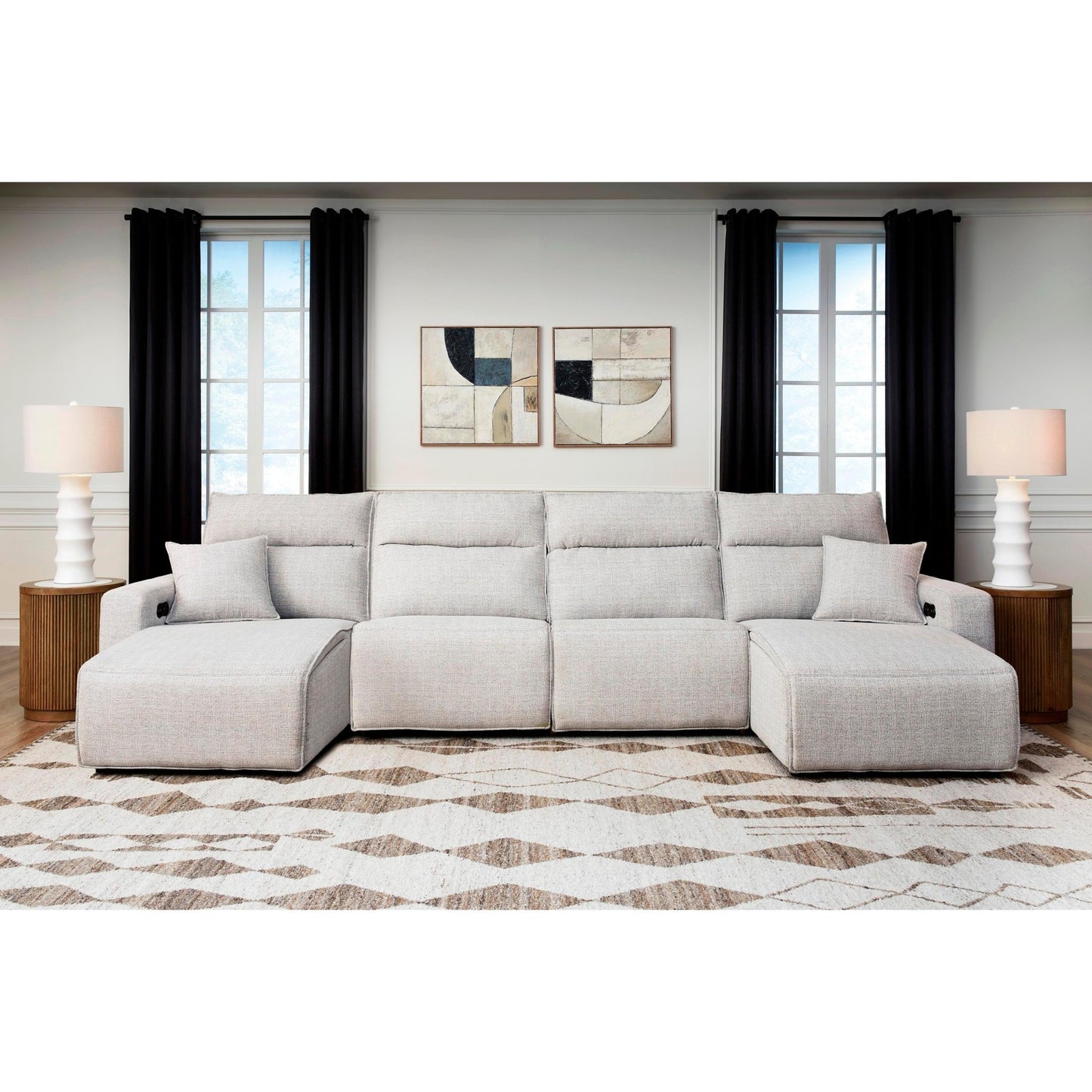 Signature Design by Ashley ModMax II 65907S11 4 pc Power Reclining Sectional with Chaise - American Furniture of Slidell