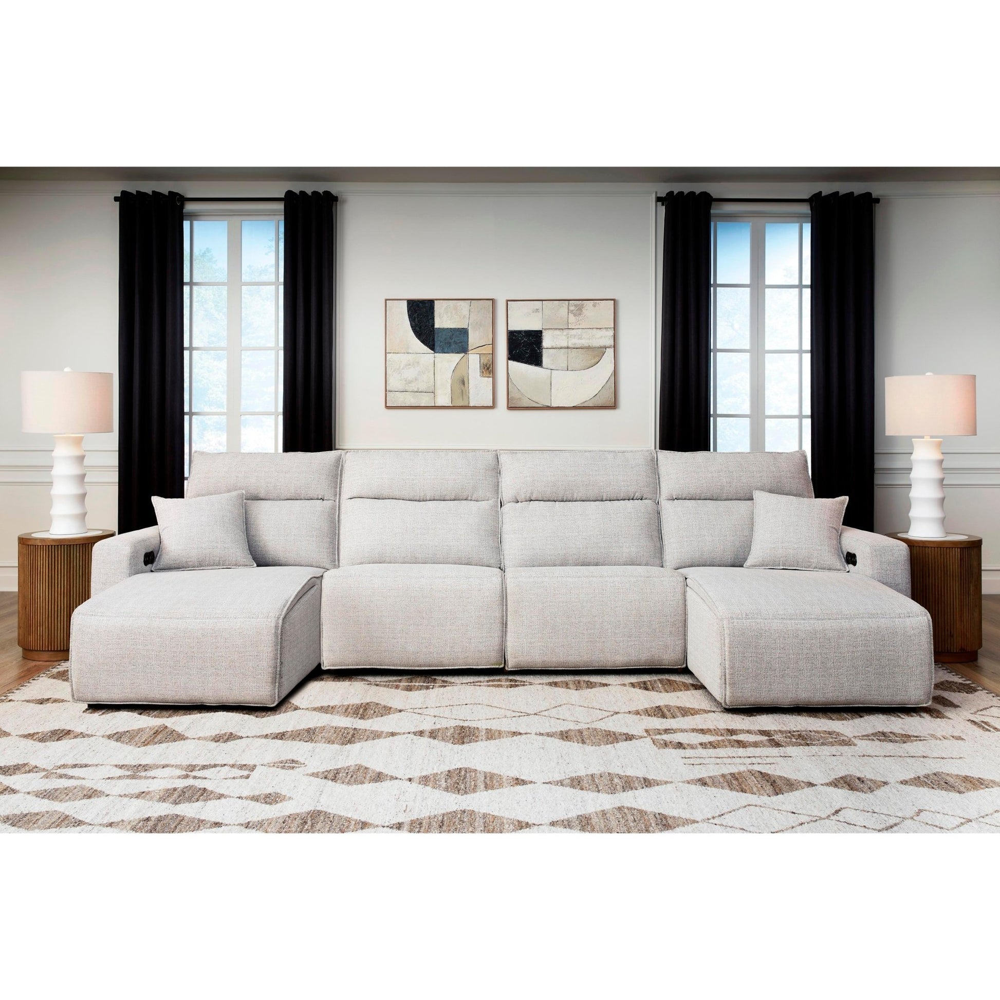 Signature Design by Ashley ModMax II 65907S11 4 pc Power Reclining Sectional with Chaise - American Furniture of Slidell