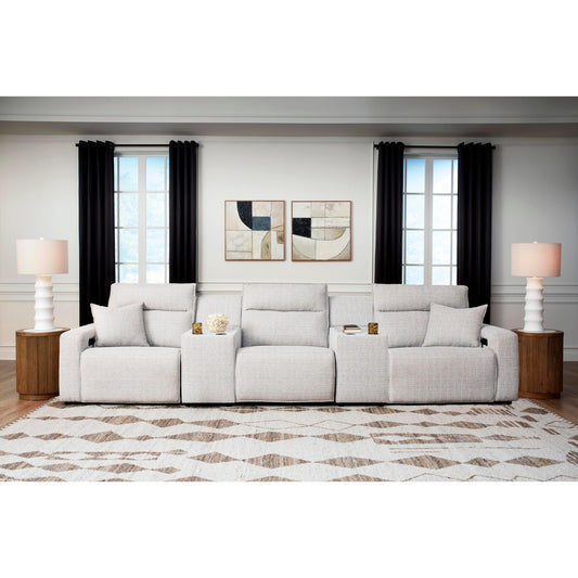 Signature Design by Ashley ModMax II 65907S14 5 pc Power Reclining Sectional with Consoles - American Furniture of Slidell